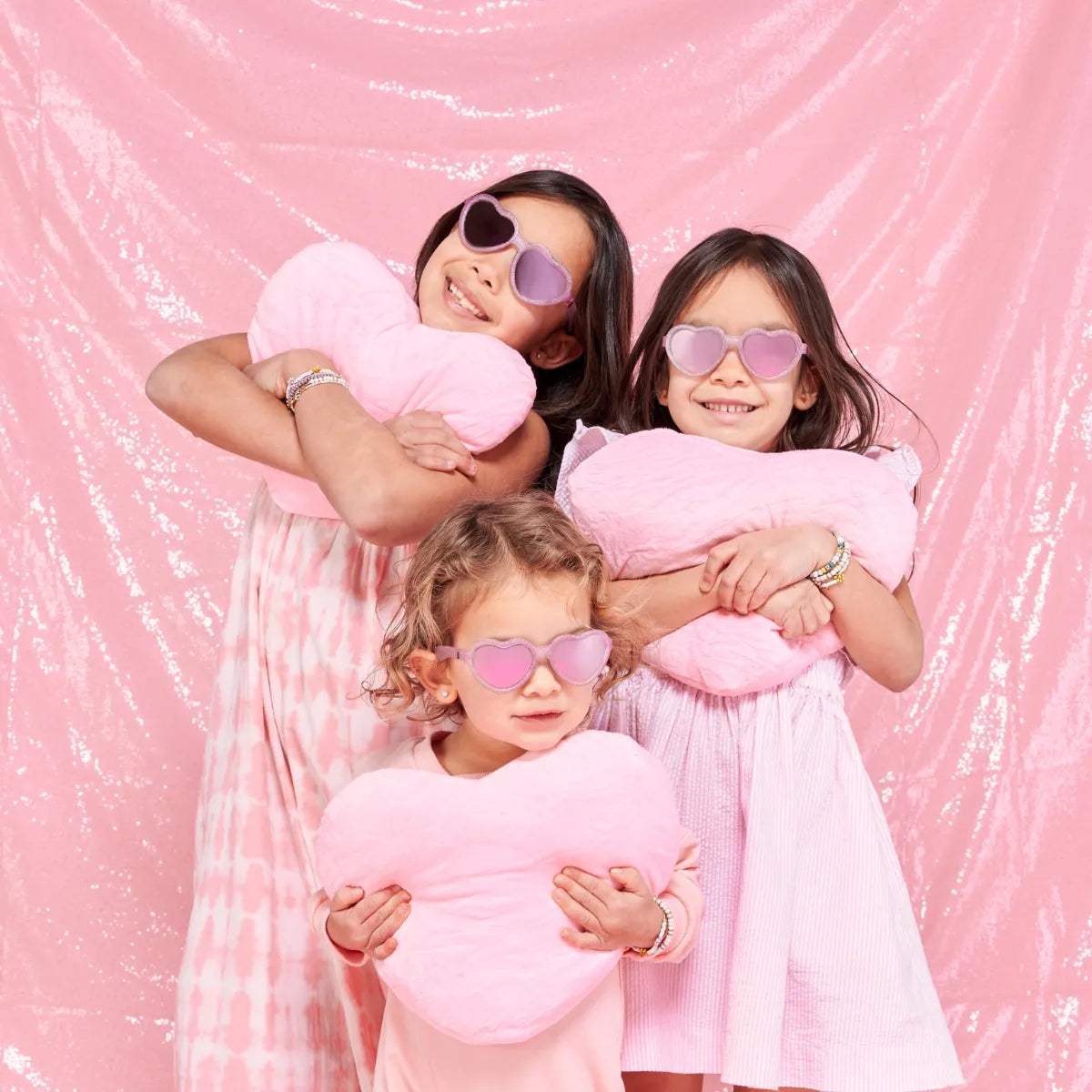 Lunettes de Soleil Babiators - Sparkle Squad Heart | Lavender Mirrored Lenses - Babiators Sunglasses - Sunglasses pour bébé Maroc -www.babyboss.ma