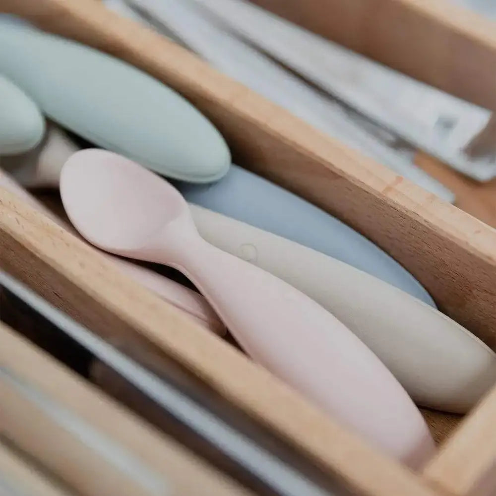 Spoon Set - Sage - Bibs - Spoon Set pour bébé Maroc -www.babyboss.ma