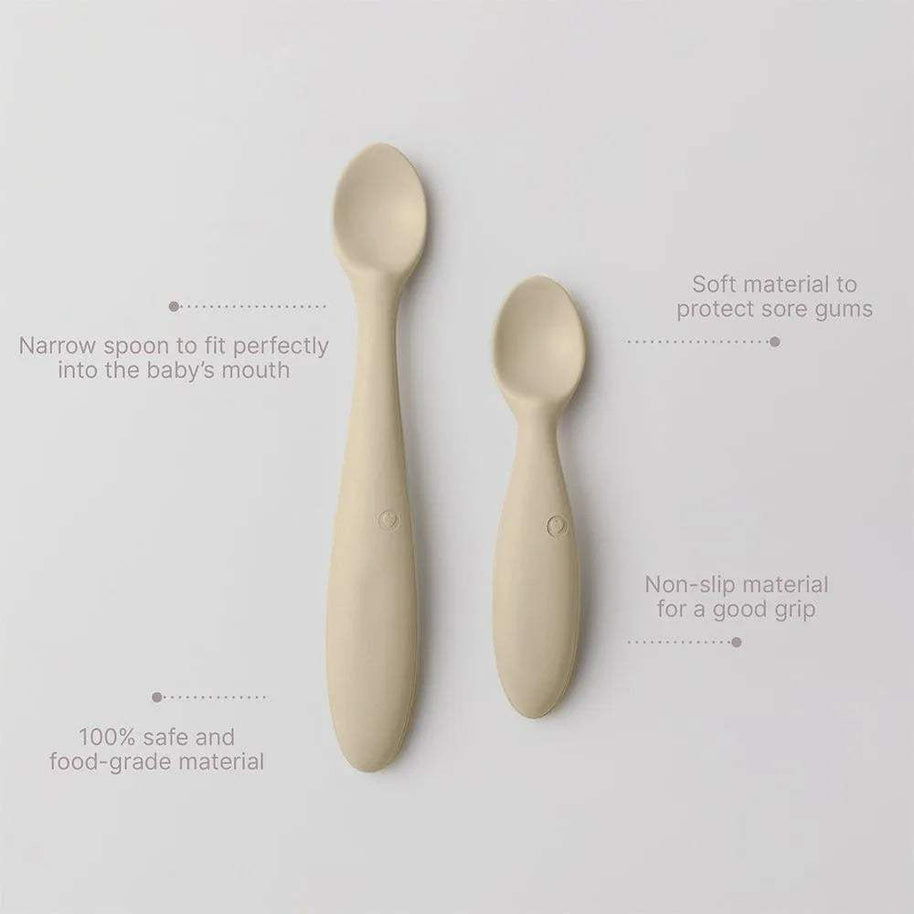 Spoon Set - Vanilla - Bibs - Spoon Set pour bébé Maroc -www.babyboss.ma