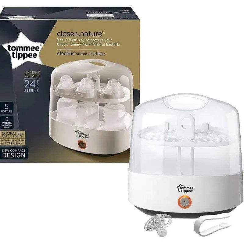 Stérilisateur électrique Closer to Nature à vapeur – Tommee Tippee - Tommee Tippee - Stérilisateurs de biberons pour bébé Maroc -www.babyboss.ma