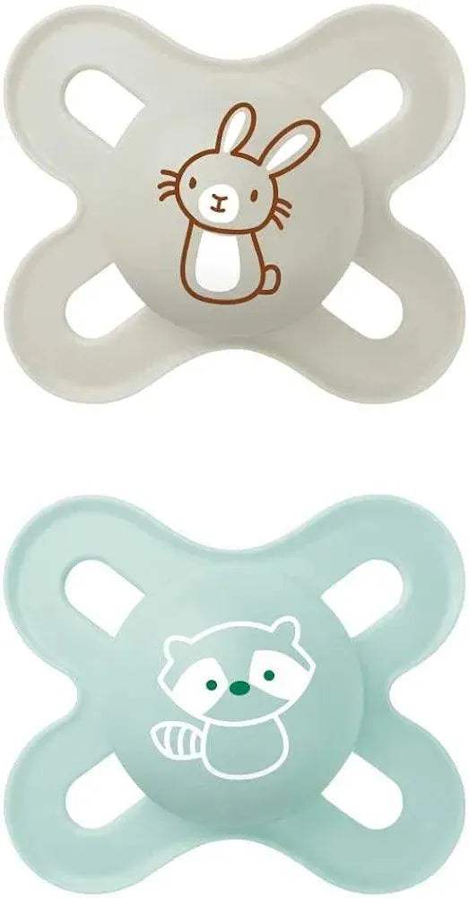 لهاية هوائية من MAM 0-2 أشهر - أزرق ورمادي - BABYBOSS - MAM - للطفل المغرب