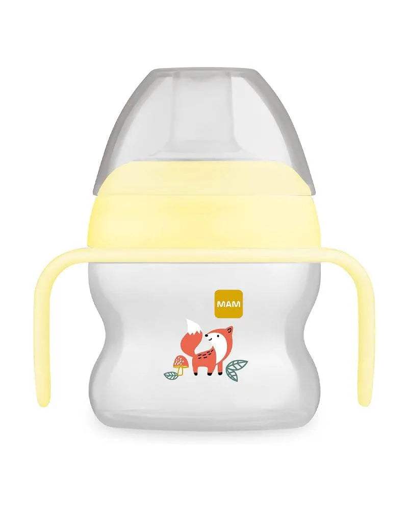 Tasse À Bec Souple MAM 150ml - Jaune - MAM - Tasses pour bébé Maroc -www.babyboss.ma