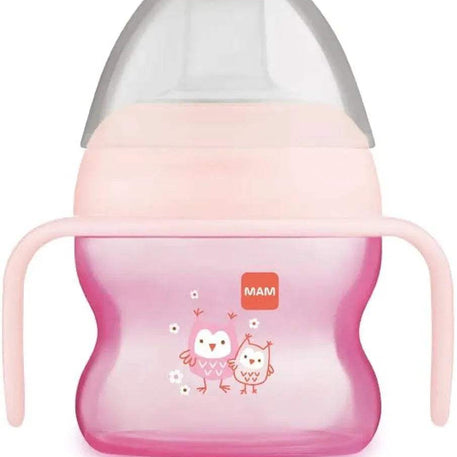 Tasse À Bec Souple MAM 150ml - Rose - MAM - Tasses pour bébé Maroc -www.babyboss.ma