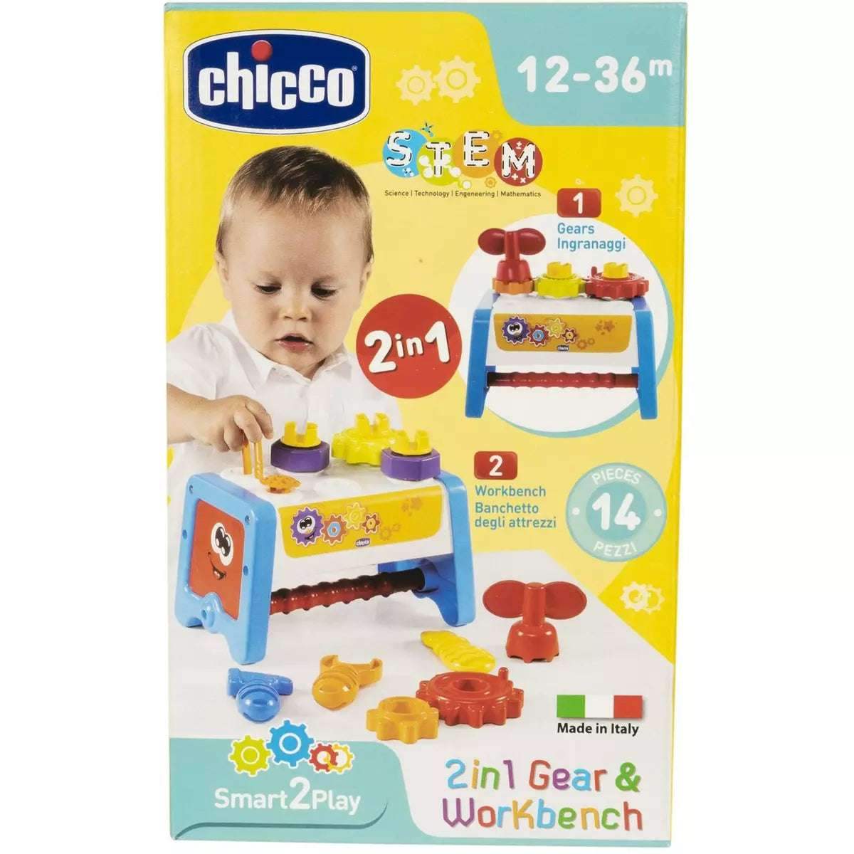 Établi d’Activités 2 en 1 - Chicco - Chicco - Jouets Sensoriels pour bébé Maroc -www.babyboss.ma