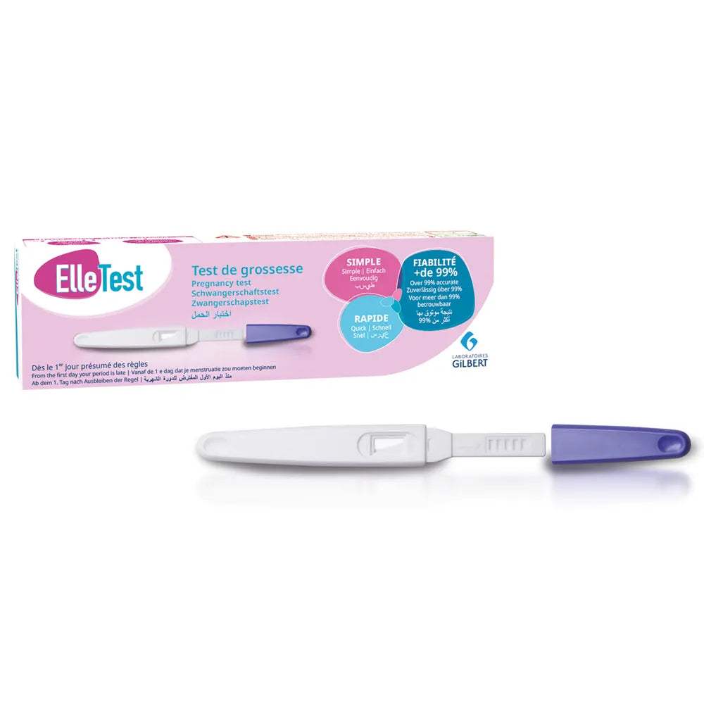 Gilbert Elletest Test de Grossesse - 1 Test - Gilbert - Tests de Grossesse pour bébé Maroc -www.babyboss.ma