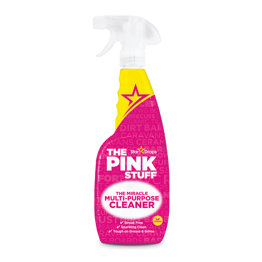 The Pink Stuff Nettoyant Multi-Usages Miracle Spray 750 ml, flacon rose avec pulvérisateur – Babyboss.ma