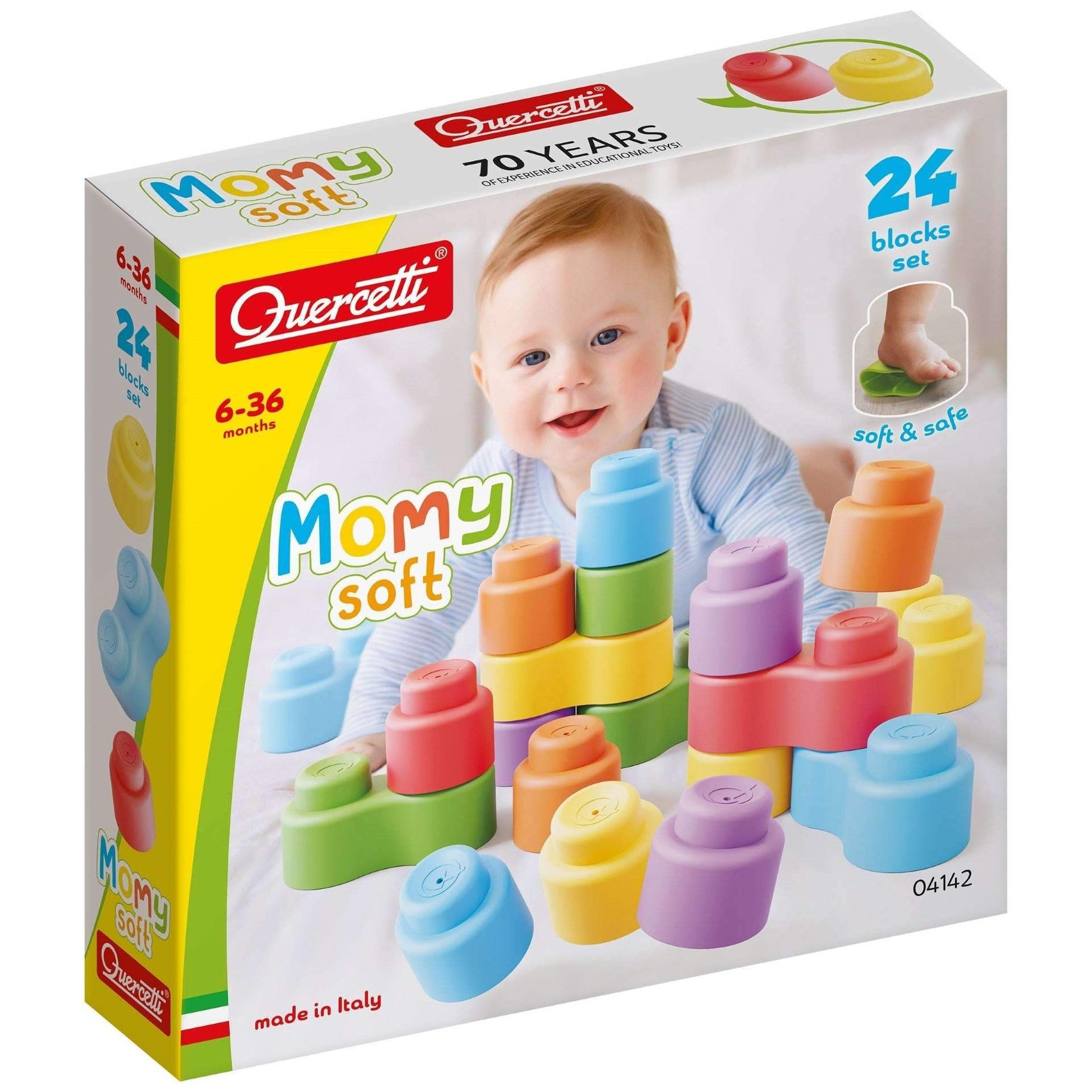 Momy Soft 24 pcs - quercetti - pour bébé Maroc -www.babyboss.ma