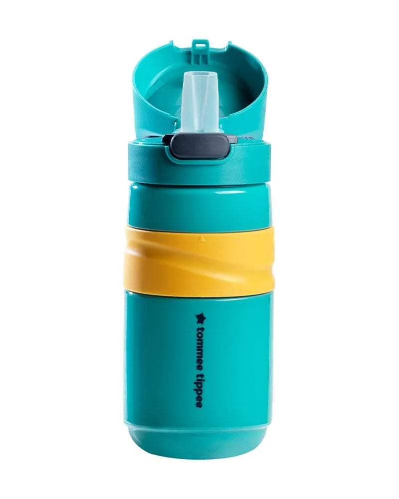 Tommee Tippee Gourde Anti-Fuite avec Paille 500ml - Bleu - Tommee Tippee - Gourdes Isothermes pour bébé Maroc -www.babyboss.ma