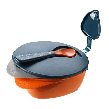 Tommee Tippee Lot de 2 Bols avec Couvercle et Cuillère 6M+ - Tommee Tippee - Bols pour bébé Maroc -www.babyboss.ma