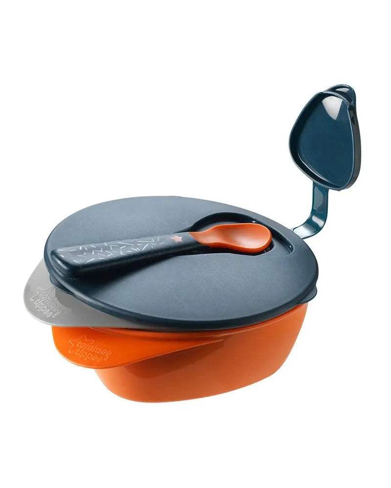 Tommee Tippee Lot de 2 Bols avec Couvercle et Cuillère 6M+ - Tommee Tippee - Bols pour bébé Maroc -www.babyboss.ma