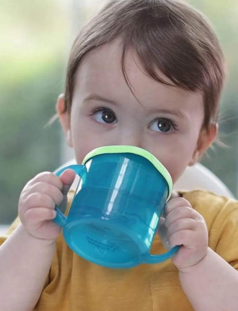 Tommee Tippee Première Tasse à Bec 4M+ 190ml - Bleu - Tommee Tippee - Tasses à Bec pour bébé Maroc -www.babyboss.ma