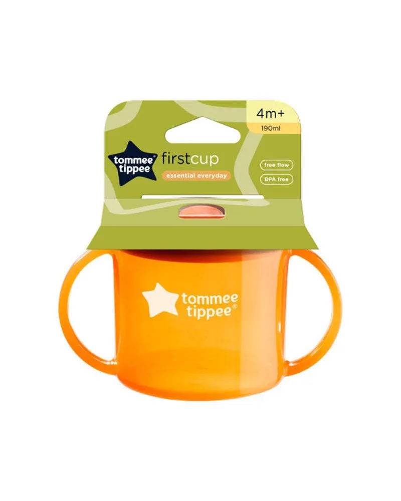 Tommee Tippee Première Tasse à Bec 4M+ 190ml - Orange - Tommee Tippee - Tasses pour bébé Maroc -www.babyboss.ma