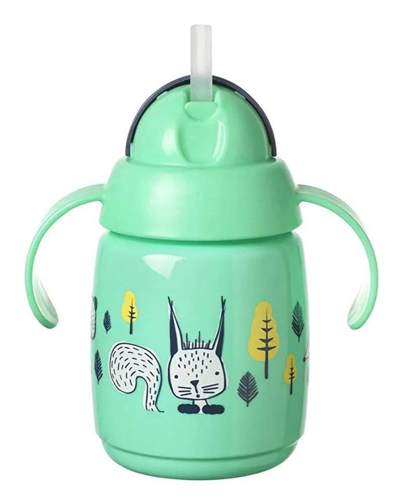 Tommee Tippee Tasse à paille Super Star 300ml - Vert - Tommee Tippee - Tasses à paille pour bébé Maroc -www.babyboss.ma