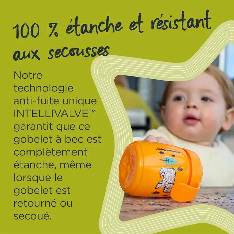 Tommee Tippee Tasse d'Apprentissage Anti-Fuite 300ml 6M+ - Rose - Tommee Tippee - pour bébé Maroc -www.babyboss.ma