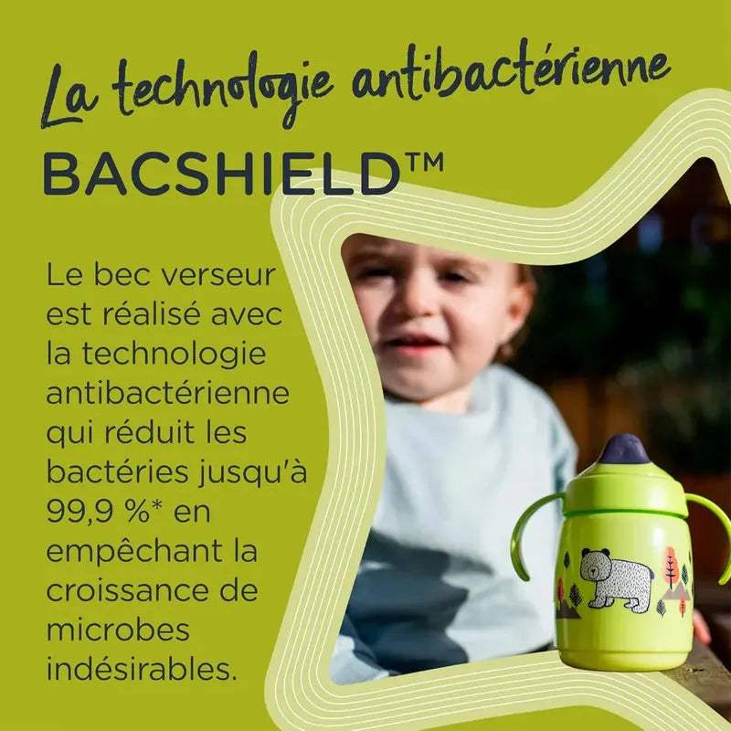 Tommee Tippee Tasse d'Apprentissage Anti-Fuite 300ml 6M+ - Rose - Tommee Tippee - pour bébé Maroc -www.babyboss.ma