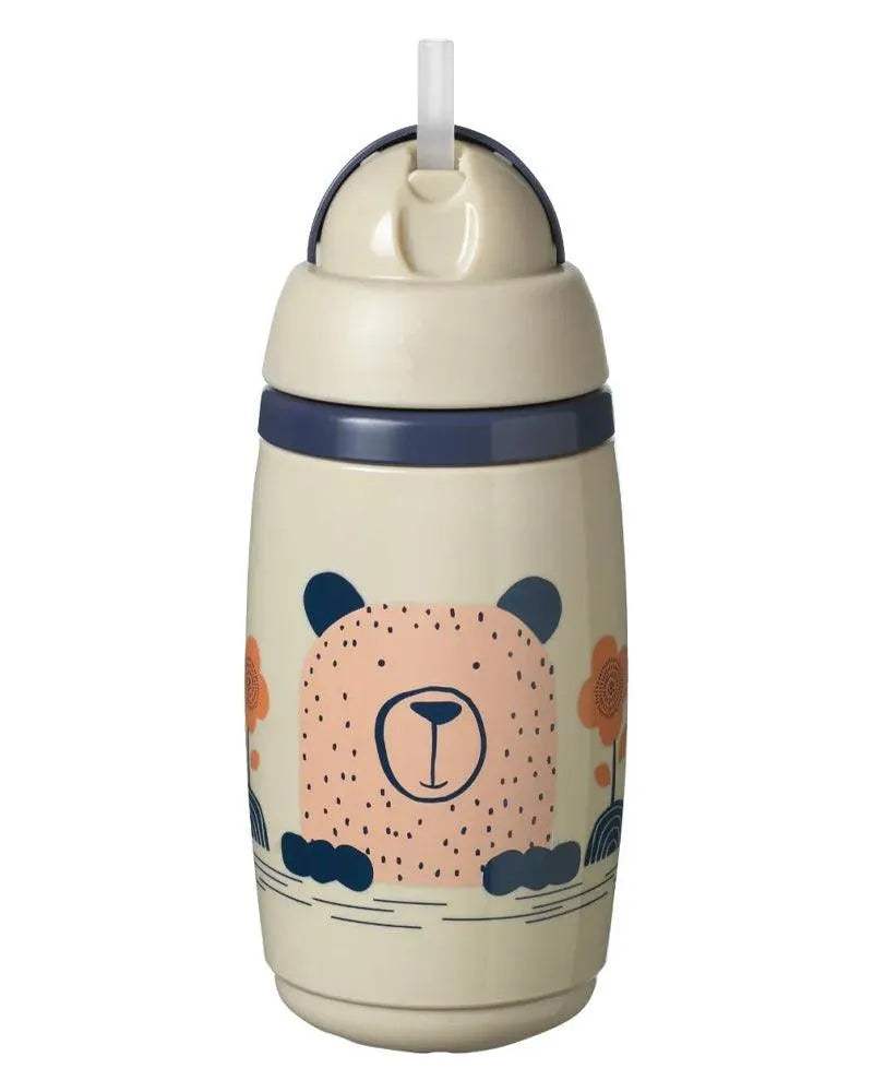 Tommee Tippee Tasse Isotherme à Paille SuperStar 266ml - Gris - Tommee Tippee - Gourdes Isothermes pour bébé Maroc -www.babyboss.ma
