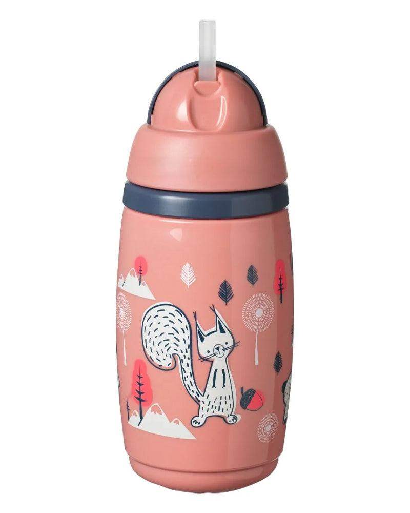 Tommee Tippee Tasse Isotherme à Paille SuperStar 266ml - Rose - Tommee Tippee - Gourdes Isothermes pour bébé Maroc -www.babyboss.ma