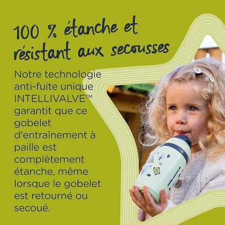Tommee Tippee Tasse Isotherme à Paille SuperStar 266ml - Rose - Tommee Tippee - Gourdes Isothermes pour bébé Maroc -www.babyboss.ma