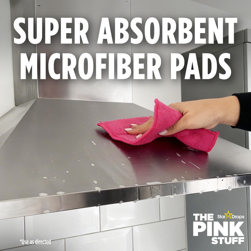 Coussinets en microfibre The Pink Stuff, très absorbants