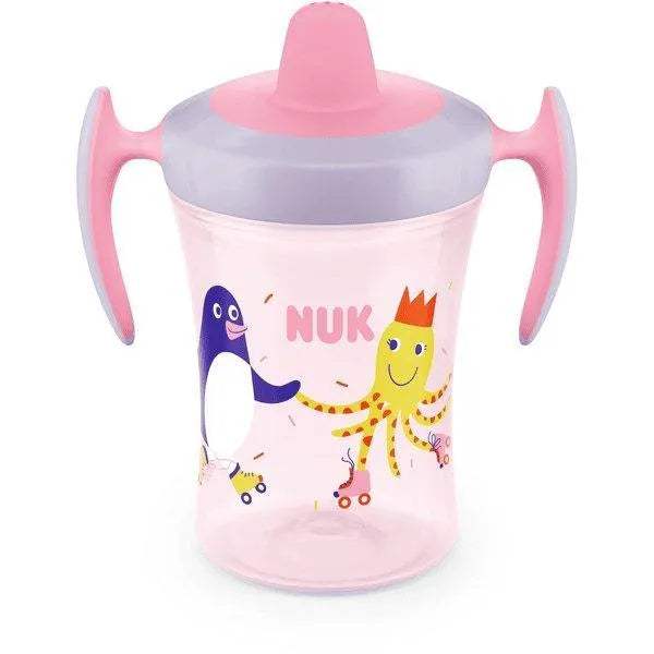 Trainer Cup 230ml NUK 6M+ rose - NUK - pour bébé Maroc -www.babyboss.ma