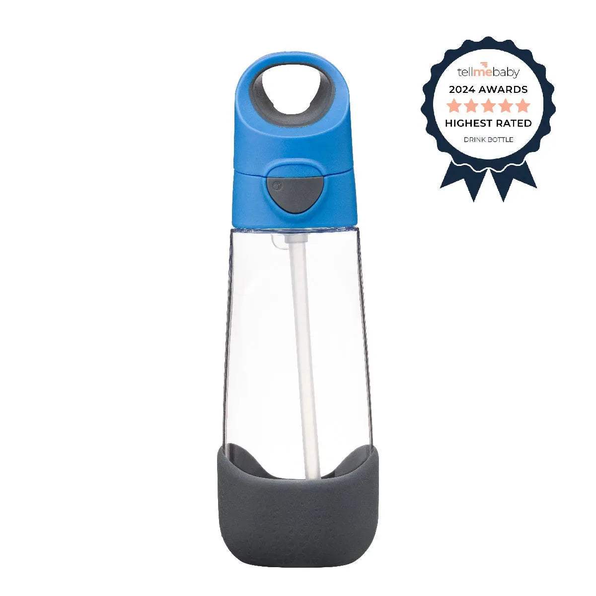 Gourde à paille B box Tritan™ - blue slate 450ml - BBOX USA - Straw Bottles pour bébé Maroc -www.babyboss.ma