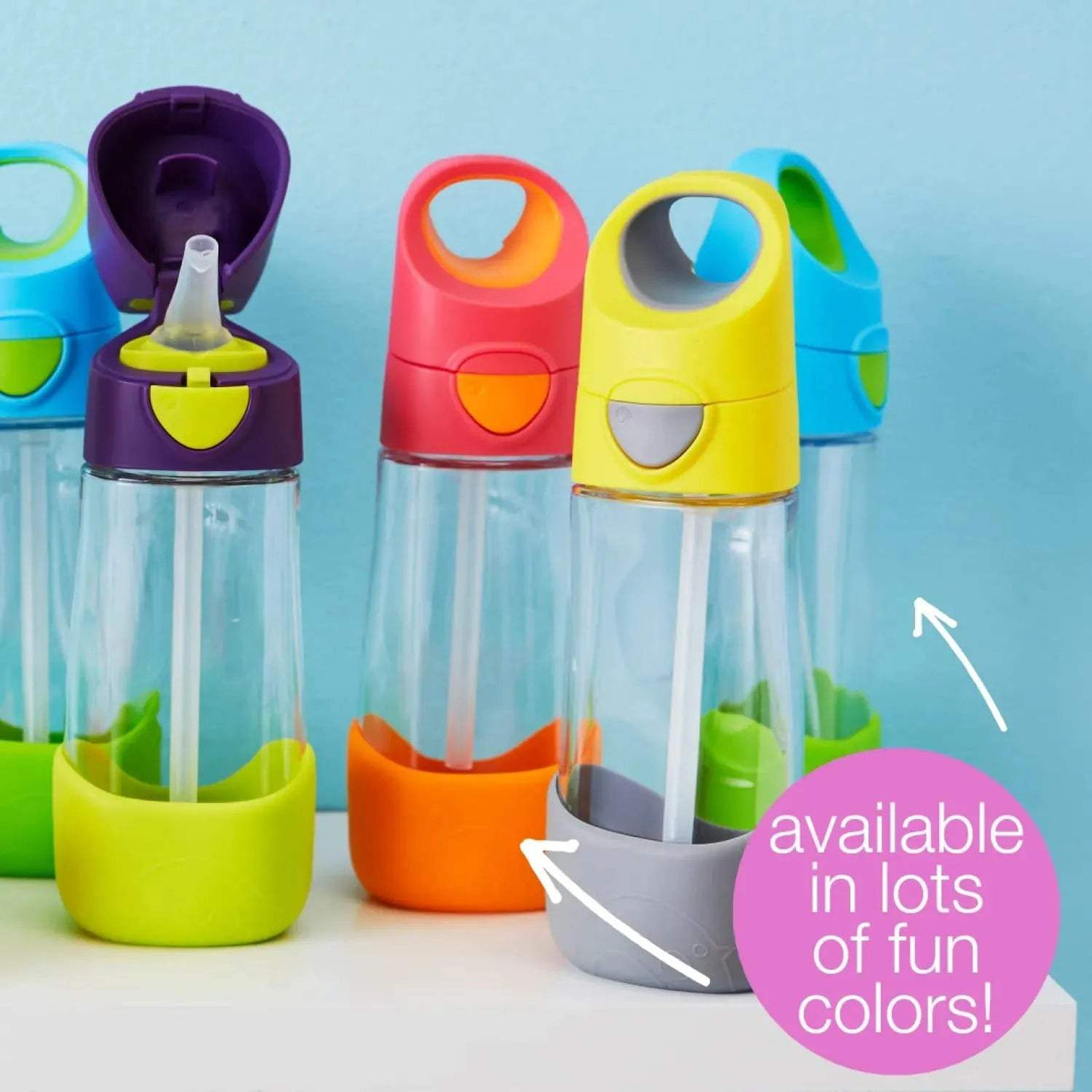 Gourde à paille B box Tritan™ - emerald forest 450ml - BBOX USA - Water bottles pour bébé Maroc -www.babyboss.ma