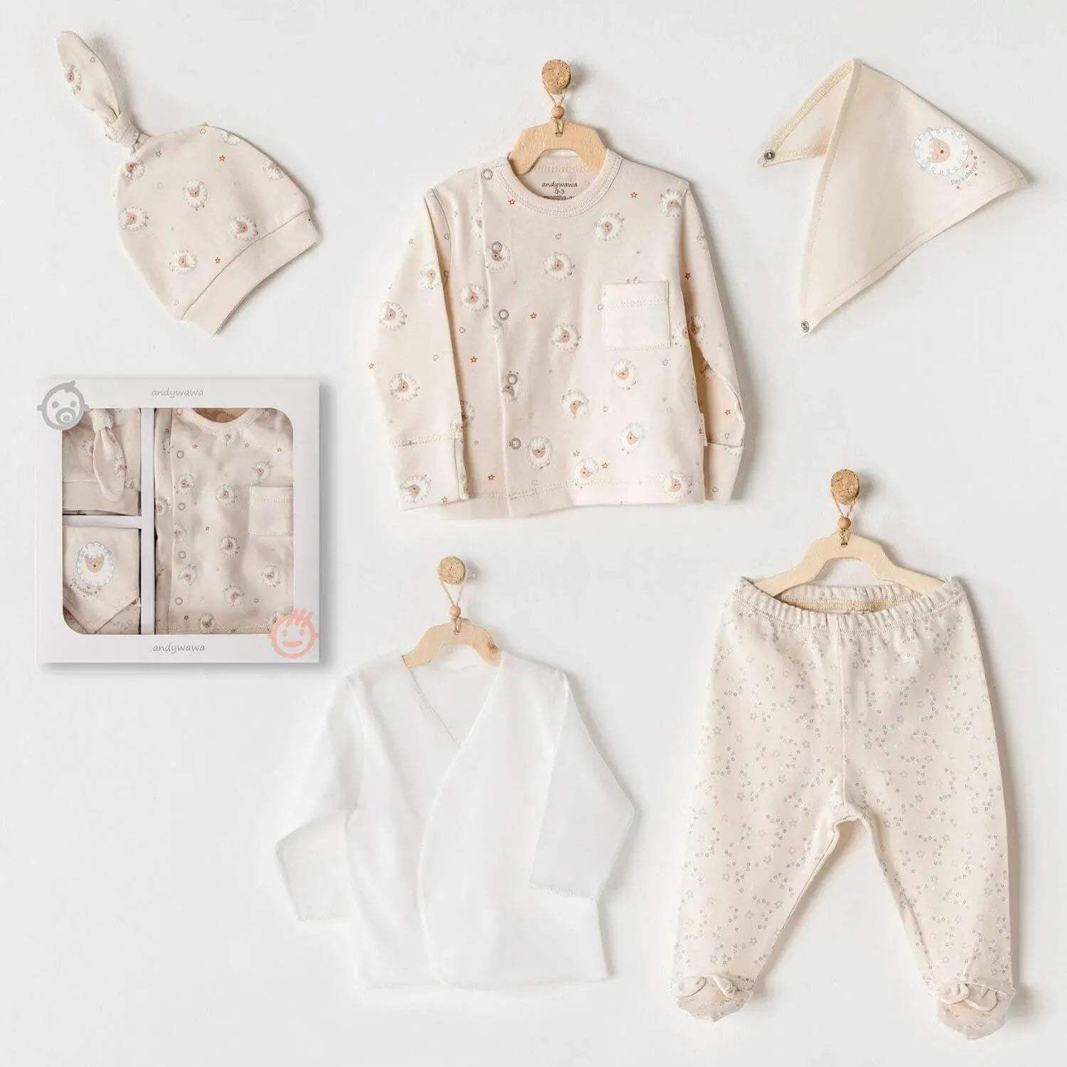 turc Nouveau-né 5 Pack Bébé Sortie de l'Hôpital - Andywawa - pour bébé Maroc -www.babyboss.ma