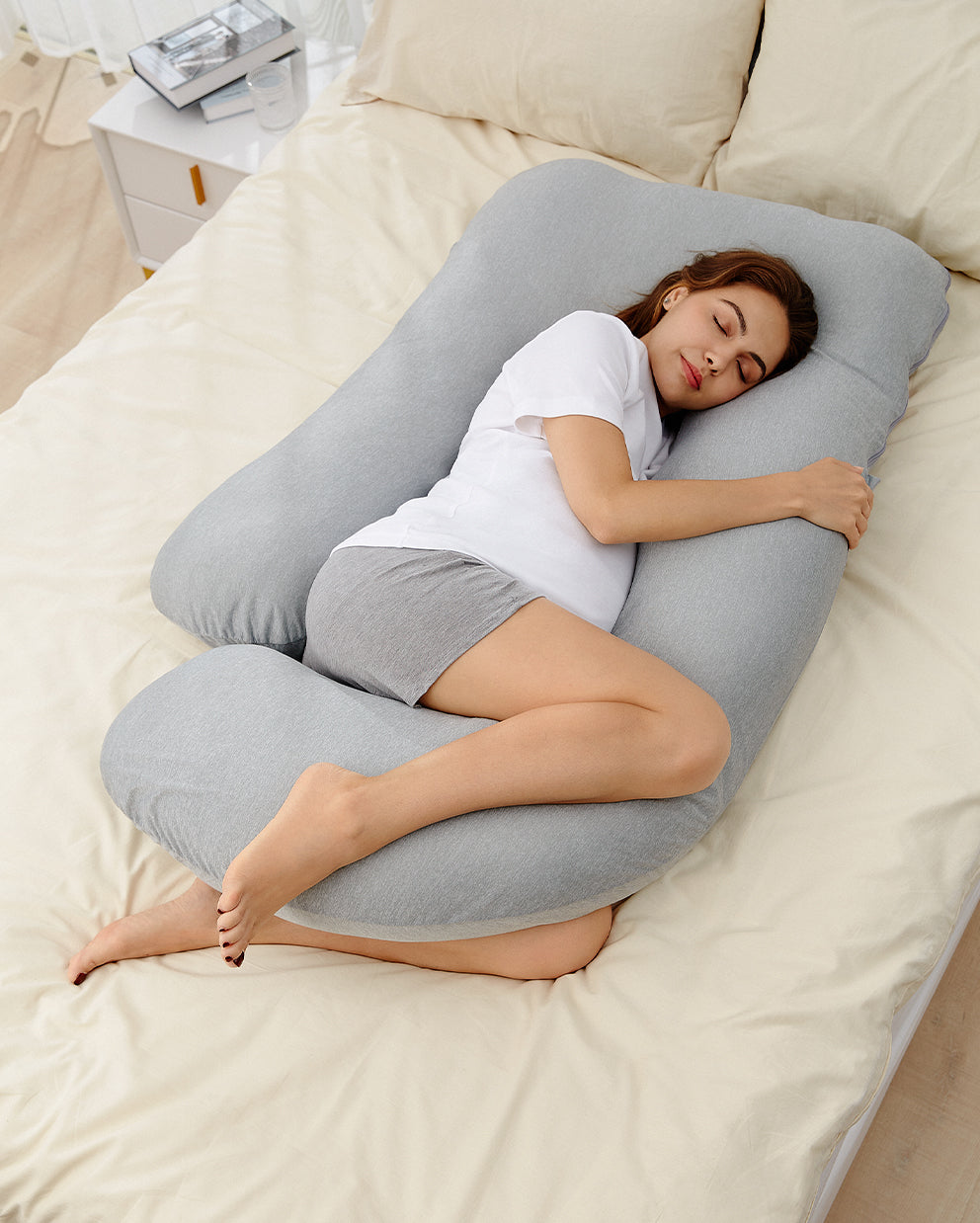 u_shaped_pregnancy_pillow - Babyboss.ma -bebe-maroc