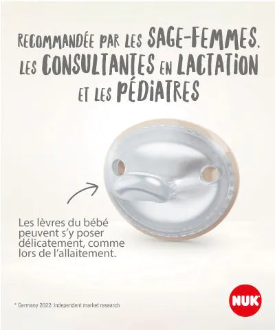 Sucette en silicone NUK MommyFeel