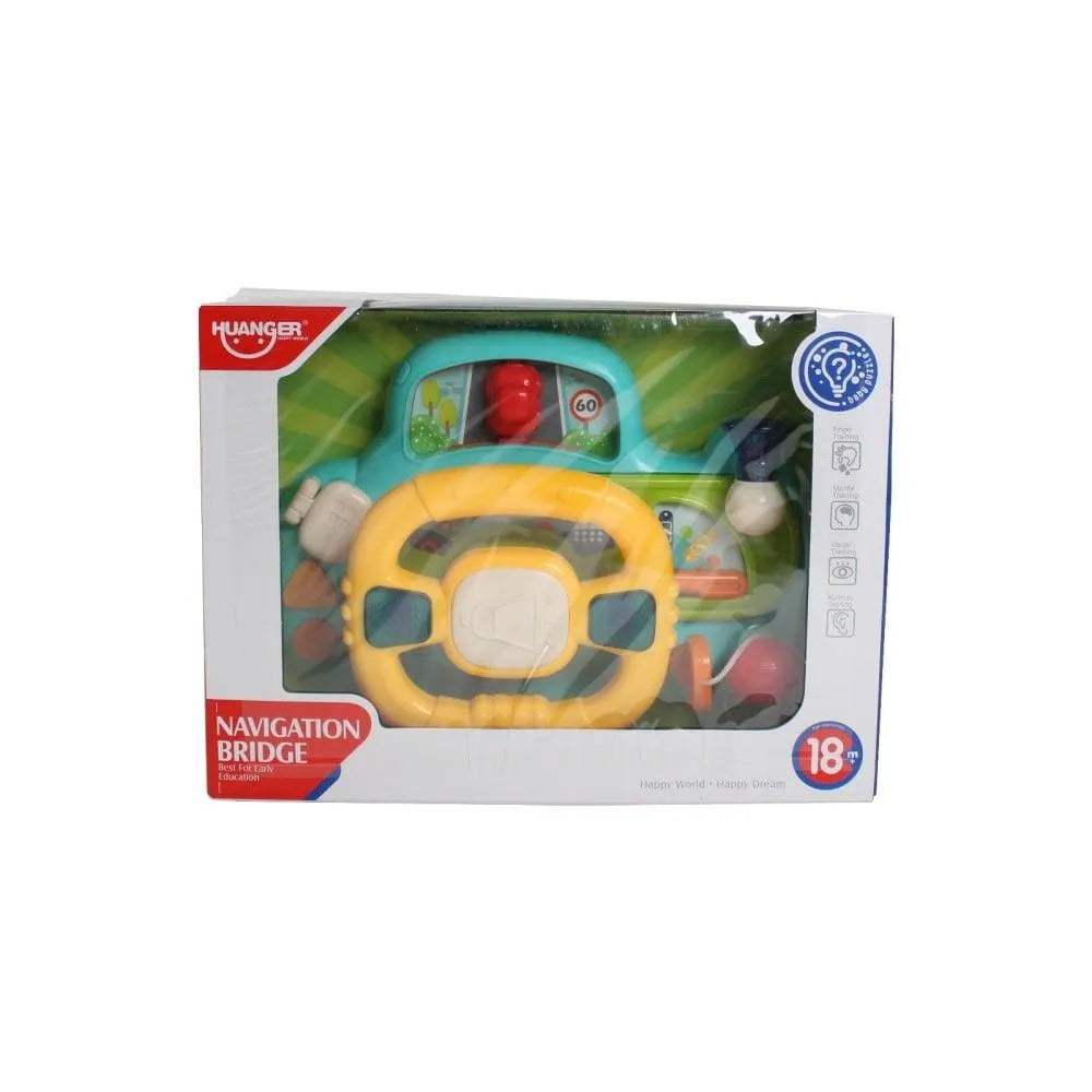 Volant de Siège de Voiture pour Bébé, Jouets avec Musique - Huanger - pour bébé Maroc -www.babyboss.ma