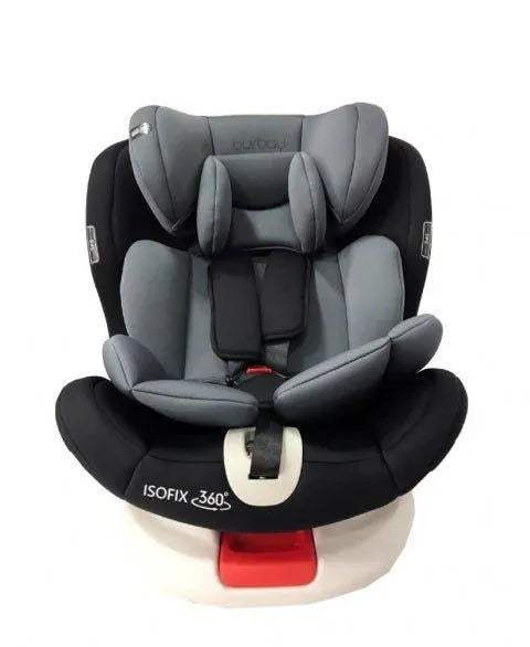 360° siège autoISOFIX BURBAY noir - isofix - SIEGE AUTO pour bébé Maroc -www.babyboss.ma