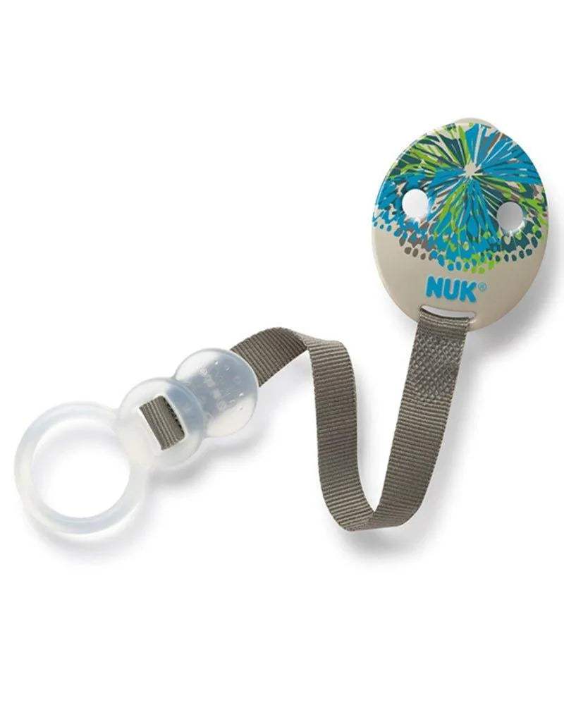 Attache sucette Duo NUK - Bleu - NUK - Attache Sucette pour bébé Maroc -www.babyboss.ma