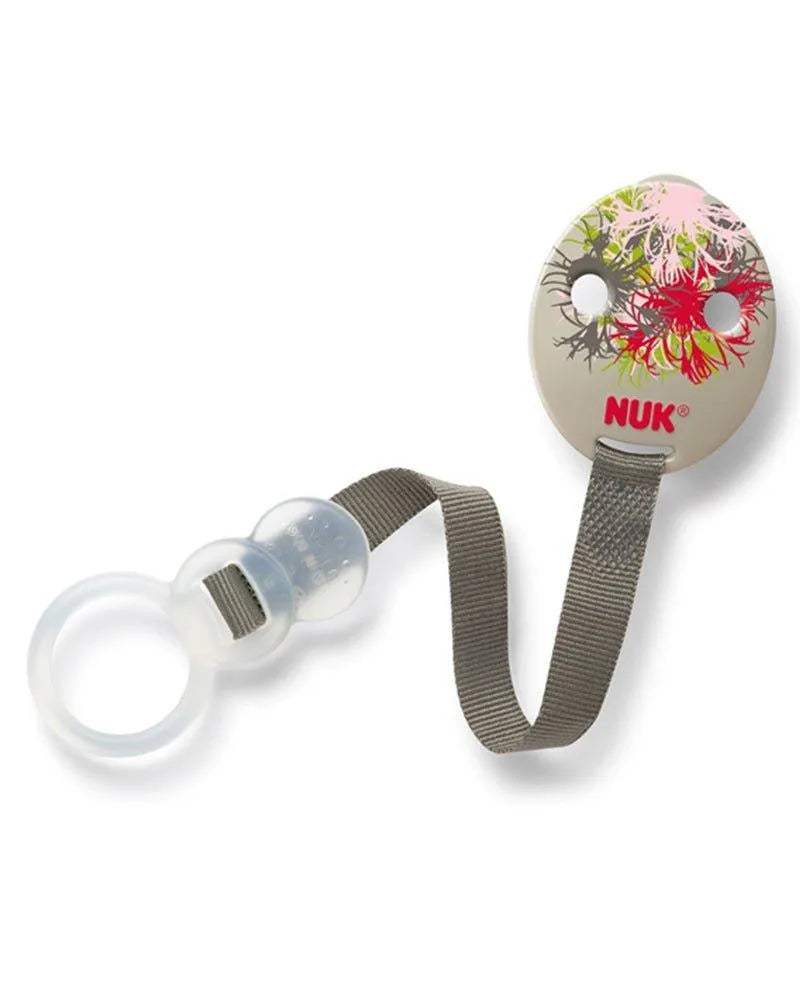 Attache sucette Duo NUK - Rose - NUK - Attache Sucette pour bébé Maroc -www.babyboss.ma