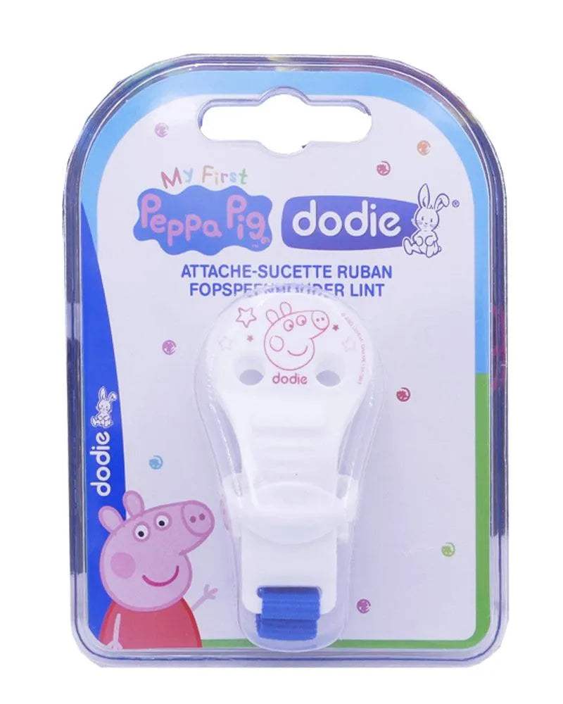 Dodie Attache sucette Ruban Peppa - Dodie - Attache Sucette pour bébé Maroc -www.babyboss.ma