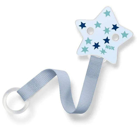 Attache Sucette Universelle Ruban NUK - Bleu - NUK - Attache Sucette pour bébé Maroc -www.babyboss.ma