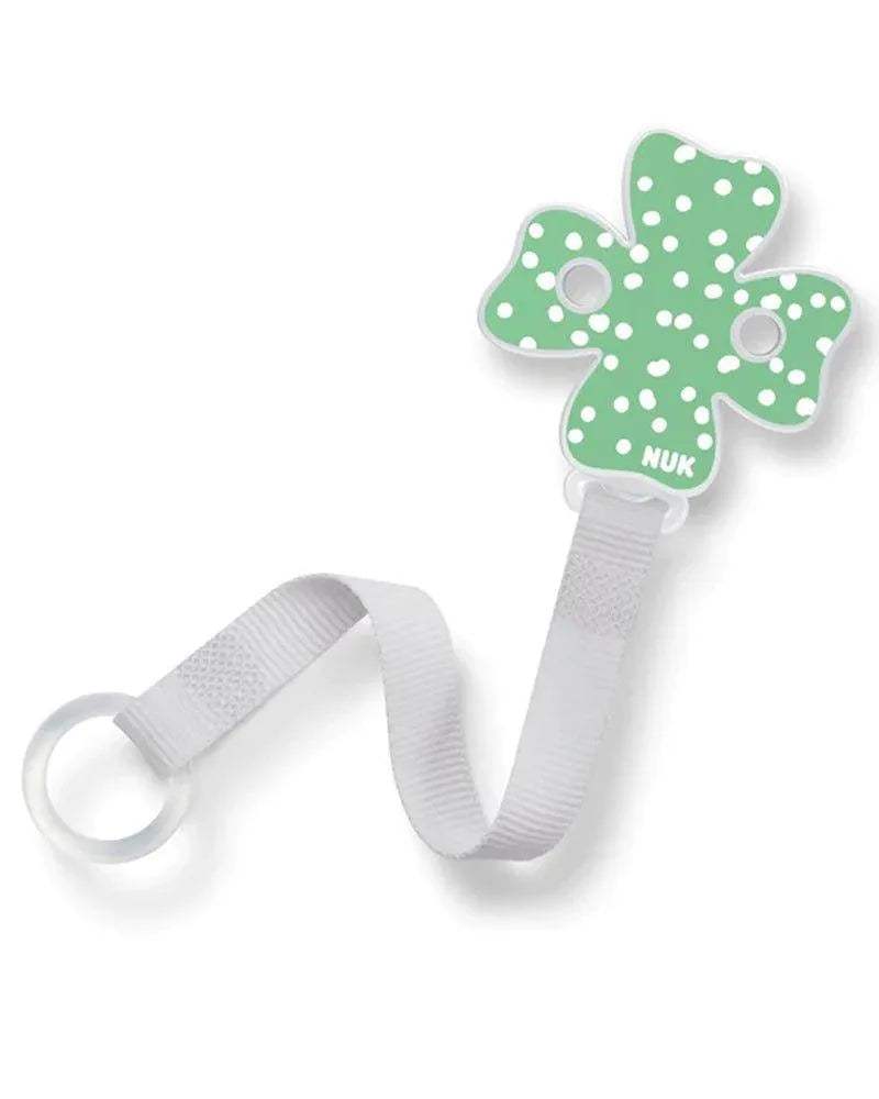 Attache Sucette Universelle Ruban NUK - Vert - NUK - Attache Sucette pour bébé Maroc -www.babyboss.ma