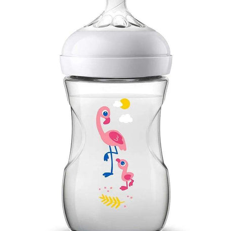 Avent Biberon Natural 260ml - Flamant - Philips Avent - Biberon pour bébé Maroc -www.babyboss.ma