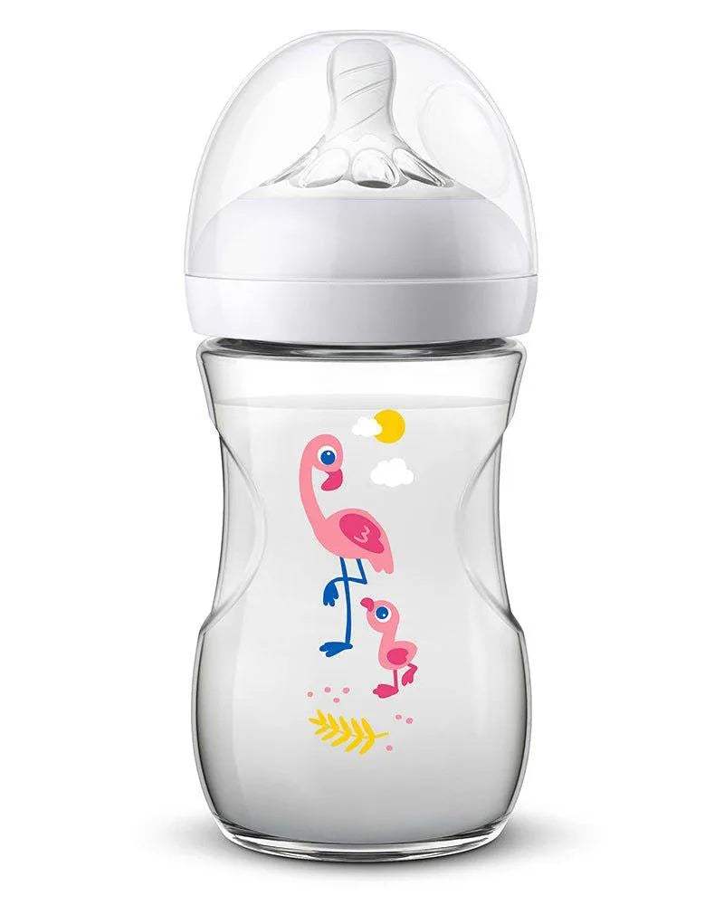 Avent Biberon Natural 260ml - Flamant - Philips Avent - Biberon pour bébé Maroc -www.babyboss.ma
