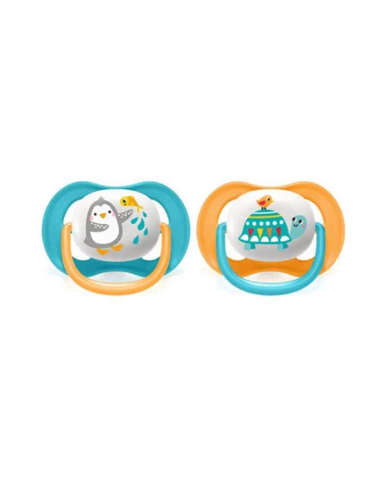 Avent Lot de 2 Sucettes Orthodontiques Ultra Air Animals 6-18m - Philips Avent - Sucettes pour bébé Maroc -www.babyboss.ma