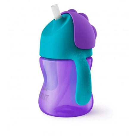 Avent Nouvelle tasse à paille +9m Fille - 200ml - Philips Avent - Gourdes pour bébé Maroc -www.babyboss.ma