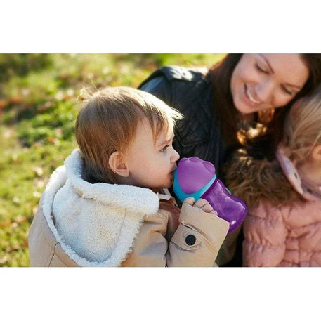 Avent Nouvelle tasse à paille +9m Fille - 200ml - Philips Avent - Gourdes pour bébé Maroc -www.babyboss.ma