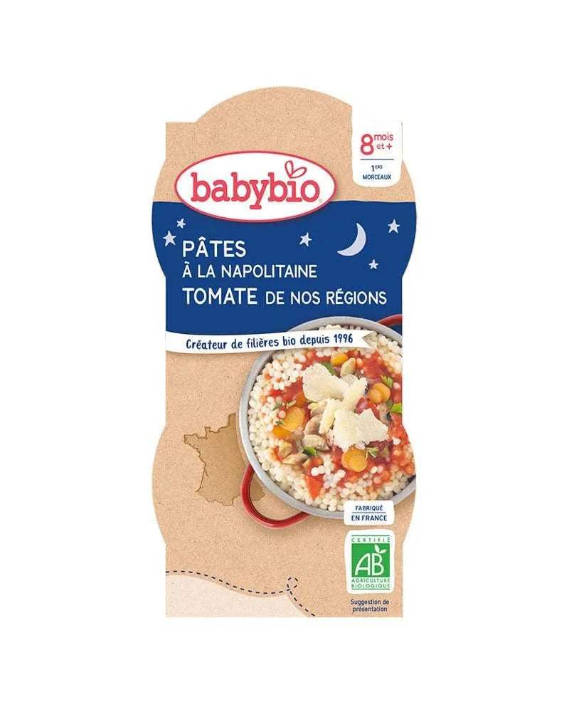 Babybio Pâtes Tomate à la Napolitaine 2x200g - Babybio - Alimentation pour bébé Maroc -www.babyboss.ma