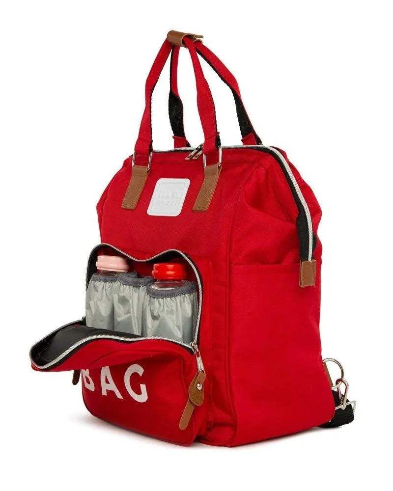 BAGmori Sac à langer Baby Bag Backpack - Rouge - BAGmori - pour bébé Maroc -www.babyboss.ma