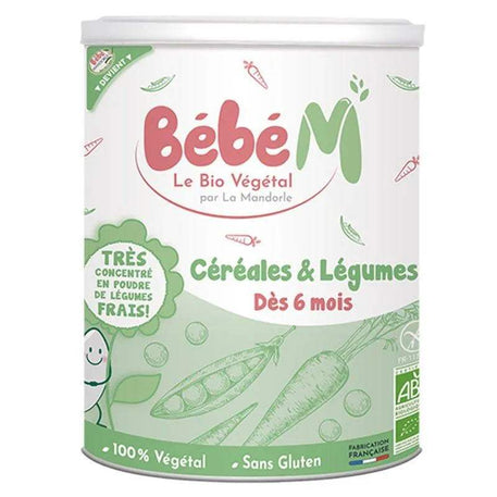 Bébé M Céréales & Légumes 400g - dès 6mois - Bébé M - Céréales & Compotes pour bébé Maroc -www.babyboss.ma