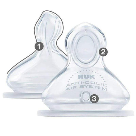 Biberon Classic Love NUK 6-18M - Bleu - NUK - Biberon pour bébé Maroc -www.babyboss.ma