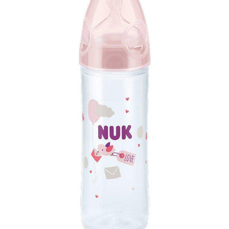 Biberon Classic Love NUK 6-18M - Rose - NUK - Biberon pour bébé Maroc -www.babyboss.ma