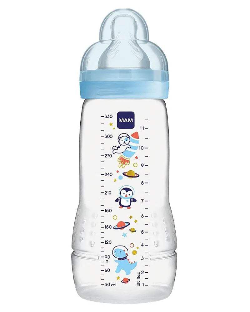 Biberon MAM Easy Active 330 ml - Bleu - MAM - Biberon pour bébé Maroc -www.babyboss.ma