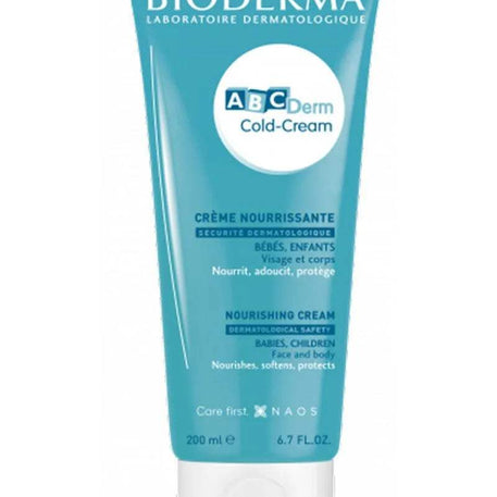 Bioderma ABCDerm Cold Cream Crème Nourrissante - 200ml - Bioderma ABCDerm - Hydratants Corps pour bébé Maroc -www.babyboss.ma