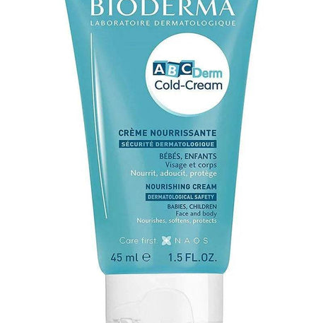 Bioderma ABCDerm Cold Cream Crème Visage - 45ml - Bioderma ABCDerm - Hygiène et Soin pour bébé Maroc -www.babyboss.ma