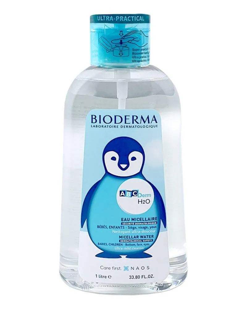 Bioderma ABCDerm H2O Solution Micellaire - 1L - Bioderma ABCDerm - Hygiène et Soin pour bébé Maroc -www.babyboss.ma
